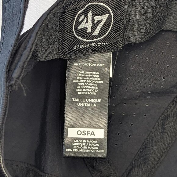 San Francisco Giants Spring Training '47‎ Brand Black Adjustable Baseball Hat - Picture 4 of 6